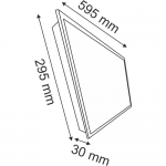 Helios Opto 40 W 30X60 Backlight Panel Led Armatür